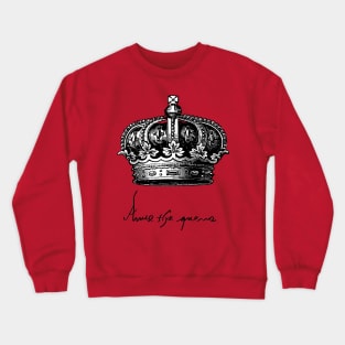 Anne Boleyn, Queen of England, Crown and Signature Crewneck Sweatshirt